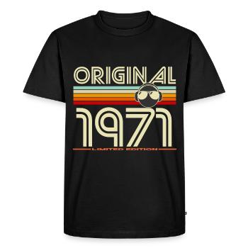 Original 1971 Edition Retro - T-shirt Premium bio Homme - noir - Devant - Nico (187cm)