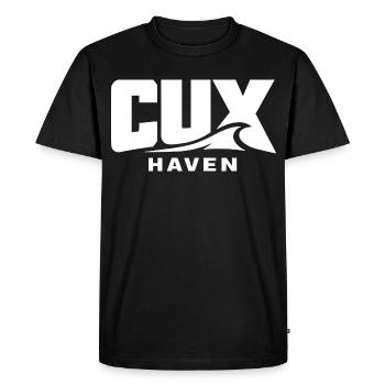 CUXHAVEN – Moderne, puissant, nordique - T-shirt Premium bio Homme - noir - Devant - Nico (187cm)
