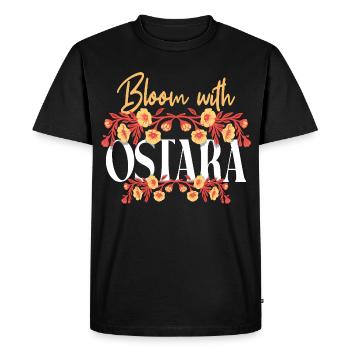 Bloom With Ostara Happy Easter Ostara - Men's Premium Organic T-Shirt - black - Front - Nico (187cm)