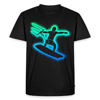 Kitesurf Kitesurf Enfants hommes Kitesurf - T-shirt Premium bio Homme - noir - Devant - Nico (187cm)