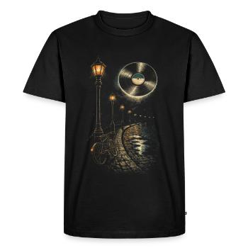 Vinyl Collector Record Collector Vinyl Records - Men's Premium Organic T-Shirt - black - Front - Nico (187cm)