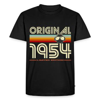 Original 1954 Limited Edition - T-shirt Premium bio Homme - noir - Devant - Nico (187cm)