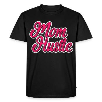 Maman Hustle Chemise Maman - T-shirt Premium bio Homme - noir - Devant - Nico (187cm)