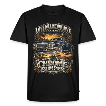 Lowrider Auto - Men's Premium Organic T-Shirt - black - Front - Nico (187cm)