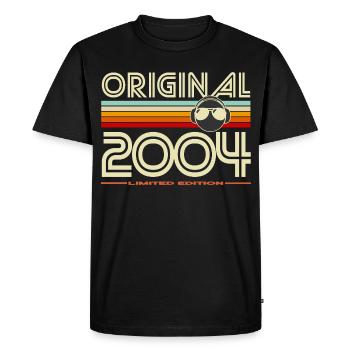 Original 2004 édition limitée - T-shirt Premium bio Homme - noir - Devant - Nico (187cm)