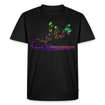  Marimbist Percussion Section Marching Band Pit - Men's Premium Organic T-Shirt - black - Front - Nico (187cm)