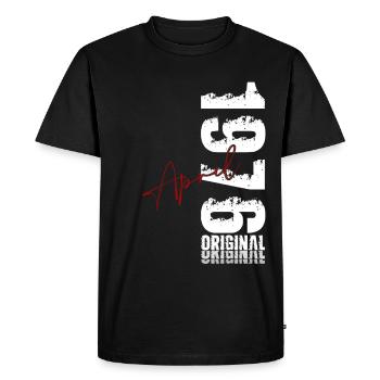 Cadeau du 50e anniversaire Mari Original avril 1976 - T-shirt Premium bio Homme - noir - Devant - Nico (187cm)