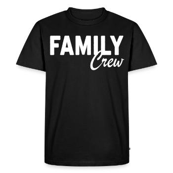 Family Crew Familien Outfit Familie Statement - Men's Premium Organic T-Shirt - black - Front - Nico (187cm)