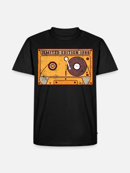 Millésime 1988 - T-shirt Premium bio Homme - noir