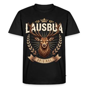 Garçons Lausbua Chemise Enfants Chemise traditionnelle Hommes - T-shirt Premium bio Homme - noir - Devant - Nico (187cm)