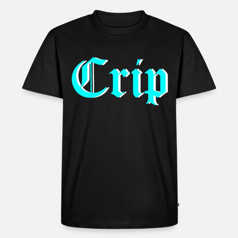 Crip - Männer Premium Bio T-Shirt - Schwarz