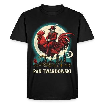 Pan Twardowski Légende populaire polonaise - T-shirt Premium bio Homme - noir - Devant - Nico (187cm)