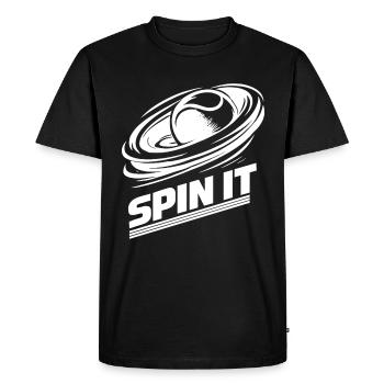 Padel Spin It Sport Passion Performance - T-shirt Premium bio Homme - noir - Devant - Nico (187cm)
