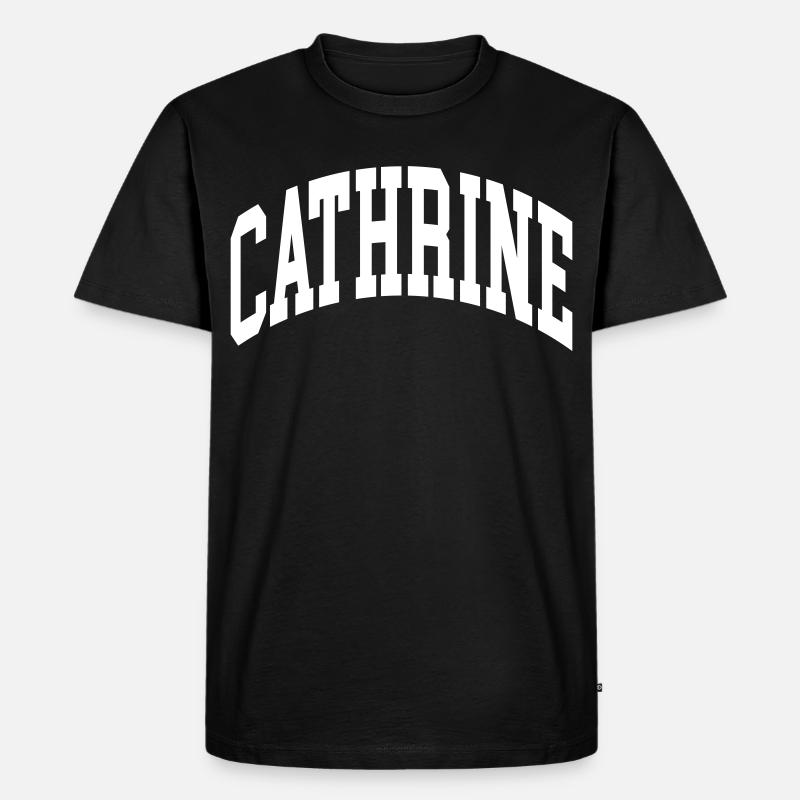 Cathrine - Männer Premium Bio T-Shirt - Schwarz
