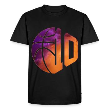 NUMÉRO 10 BASKETBALL 10E ANNIVERSAIRE - T-shirt Premium bio Homme - noir - Devant - Nico (187cm)