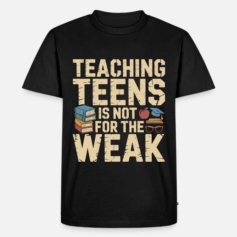 Enseignant de lycée enseignant aux adolescents - T-shirt Premium bio Homme - noir