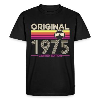 Original 1975 Rainbow Limited Edition - T-shirt Premium bio Homme - noir - Devant - Nico (187cm)
