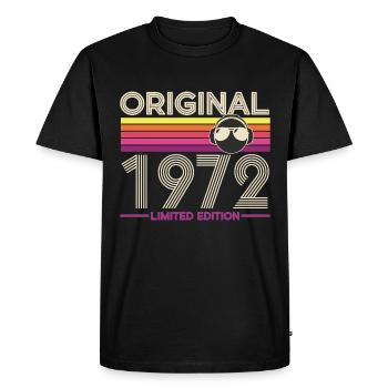 Original 1972 Vintage Edition - T-shirt Premium bio Homme - noir - Devant - Nico (187cm)
