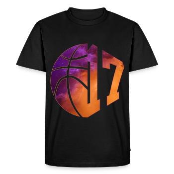 NUMBER 17 BASKETBALL 17TH BIRTHDAY - Men's Premium Organic T-Shirt - black - Front - Nico (187cm)