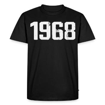 Legendary Since 1968 Vintage 1968 Retro 1968 - Men's Premium Organic T-Shirt - black - Front - Nico (187cm)