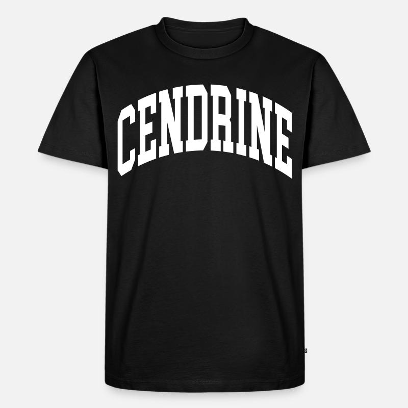 Cendrine - Männer Premium Bio T-Shirt - Schwarz