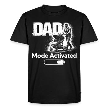 Dad Mode Activated Shirt New Dad Baby Stroller - Men's Premium Organic T-Shirt - black - Front - Nico (187cm)