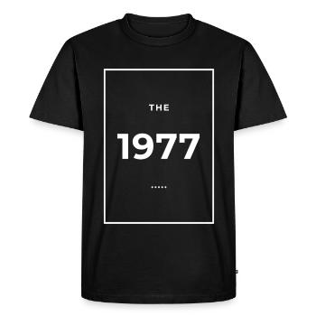 1977 - Légendaire depuis 1977 Édition Limitée 1977 - T-shirt Premium bio Homme - noir - Devant - Nico (187cm)