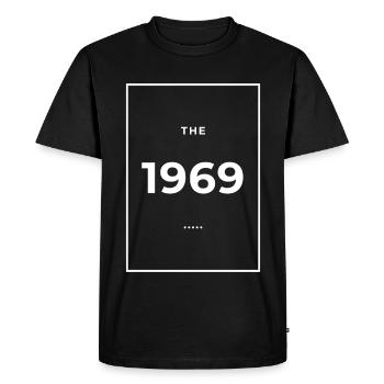 1969 - Legendary since 1969 Limited Edition 1969 - Men's Premium Organic T-Shirt - black - Front - Nico (187cm)