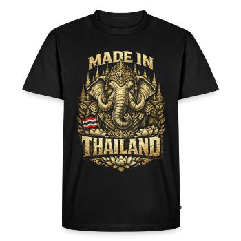 Fierté Thaïlandaise - T-shirt Premium bio Homme - noir - Devant - Nico (187cm)