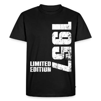 Cadeau d'anniversaire 69 ans 1957 Homme Femme - T-shirt Premium bio Homme - noir - Devant - Nico (187cm)