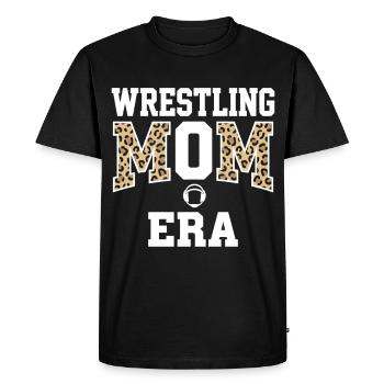 WRESTLING MOM ERA Leo Design - Men's Premium Organic T-Shirt - black - Front - Nico (187cm)