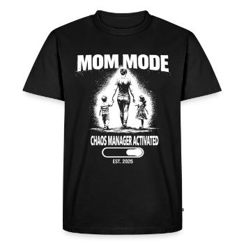 Mom Mode Chaos Manager Activated Shirt - Men's Premium Organic T-Shirt - black - Front - Nico (187cm)