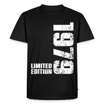 Cadeau d'anniversaire 47 ans 1979 Homme Femme - T-shirt Premium bio Homme - noir - Devant - Nico (187cm)