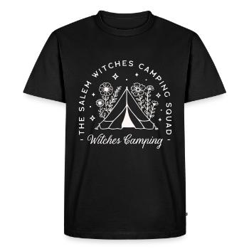 Sorcières campant groupe de camp d’été de sorcières - T-shirt Premium bio Homme - noir - Devant - Nico (187cm)