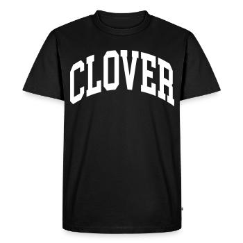 Trèfle - T-shirt Premium bio Homme - noir - Devant - Nico (187cm)