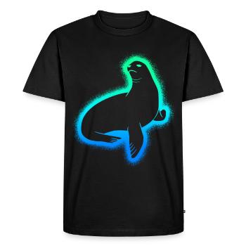 Seal Seal Men Children Boys Seals - Men's Premium Organic T-Shirt - black - Front - Nico (187cm)