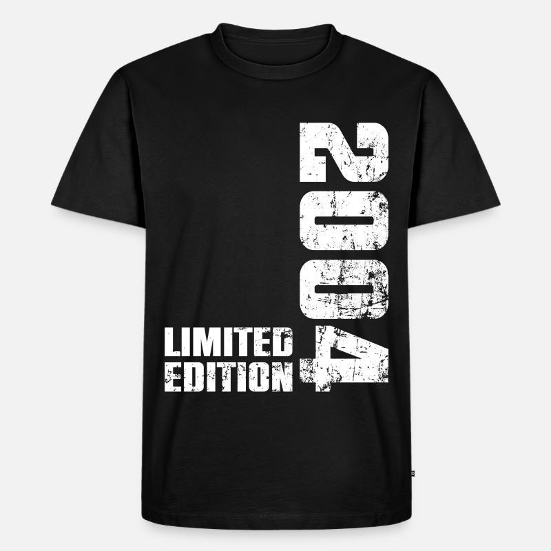 22-jähriges Jubiläumsgeschenk 2004 Mann Frau - Männer Premium Bio T-Shirt - Schwarz
