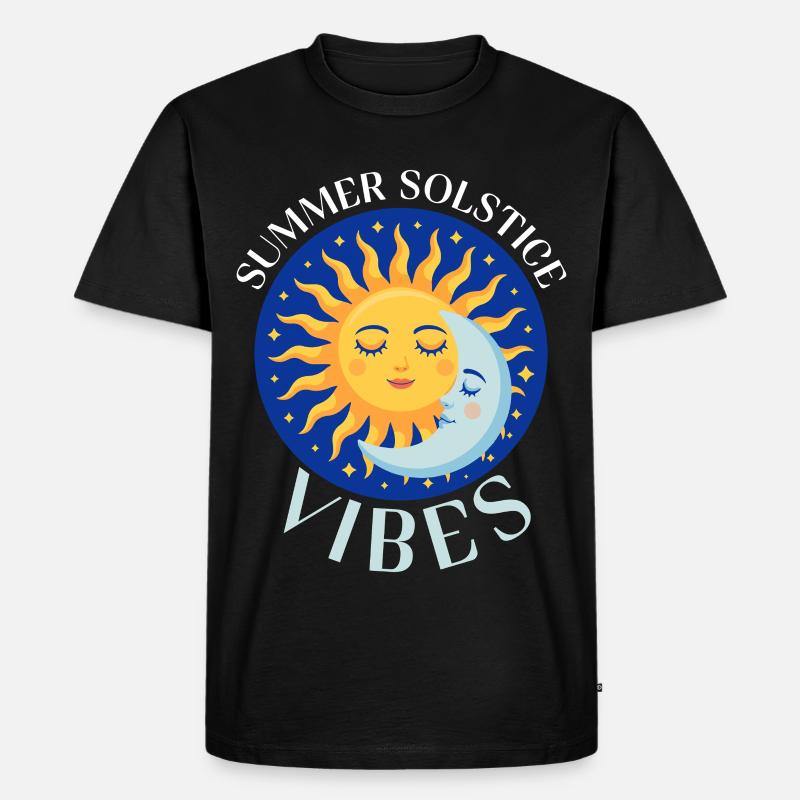 Litha Pagan Solstice d’été Midsommar - T-shirt Premium bio Homme - noir