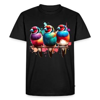 Don de gouldamadine - T-shirt Premium bio Homme - noir - Devant - Nico (187cm)
