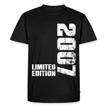 Cadeau d'anniversaire 19 ans 2007 Garçon Fille - T-shirt Premium bio Homme - noir - Devant - Nico (187cm)