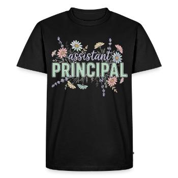 Vice-principal adjoint Flowers - T-shirt Premium bio Homme - noir - Devant - Nico (187cm)