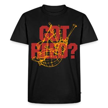 Cornemuse Cornemuse Cornemuse a Reed ? - T-shirt Premium bio Homme - noir - Devant - Nico (187cm)