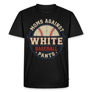 Baseball Mom: Humor Laundry and Sports - Men's Premium Organic T-Shirt - black - Front - Nico (187cm)