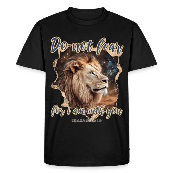 Leo Christian - T-shirt Premium bio Homme - noir - Devant - Nico (187cm)