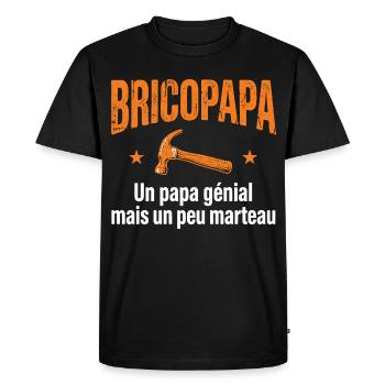 Dad Handyman Humor Handyman - Men's Premium Organic T-Shirt - black - Front - Nico (187cm)