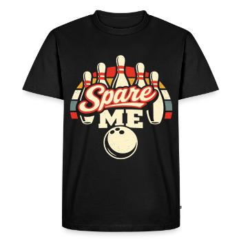 Sauve-moi - T-shirt Premium bio Homme - noir - Devant - Nico (187cm)