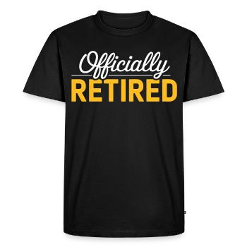 Retired 2026 Funny Retired Graphic Men Retirement - Men's Premium Organic T-Shirt - black - Front - Nico (187cm)