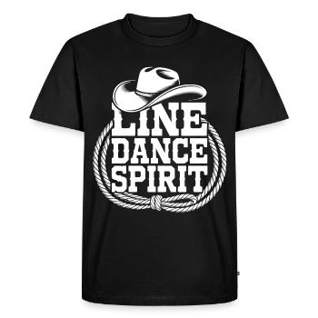 Style de danse en ligne - T-shirt Premium bio Homme - noir - Devant - Nico (187cm)