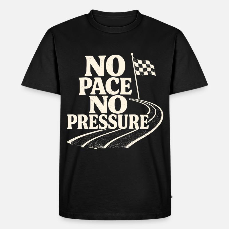Pas de rythme, pas de pression - T-shirt Premium bio Homme - noir
