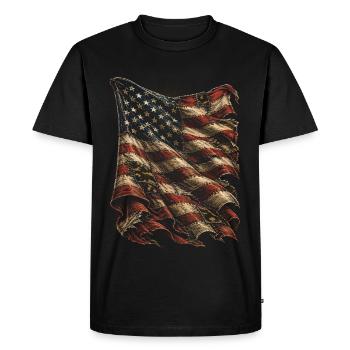 Jour des anciens combattants pour les démocrates - T-shirt Premium bio Homme - noir - Devant - Nico (187cm)
